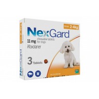 NexGard НексГард S 2-4 кг Таблетки для собак від бліх та кліщів