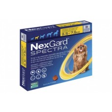 NexGard Spectra НексГард Спектра S 3,5-7,5 кг Таблетки для собак від бліх, кліщів та гельмінтів