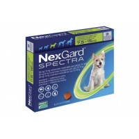 NexGard Spectra НексГард Спектра M 7,5-15 кг Таблетки для собак від бліх, кліщів та гельмінтів